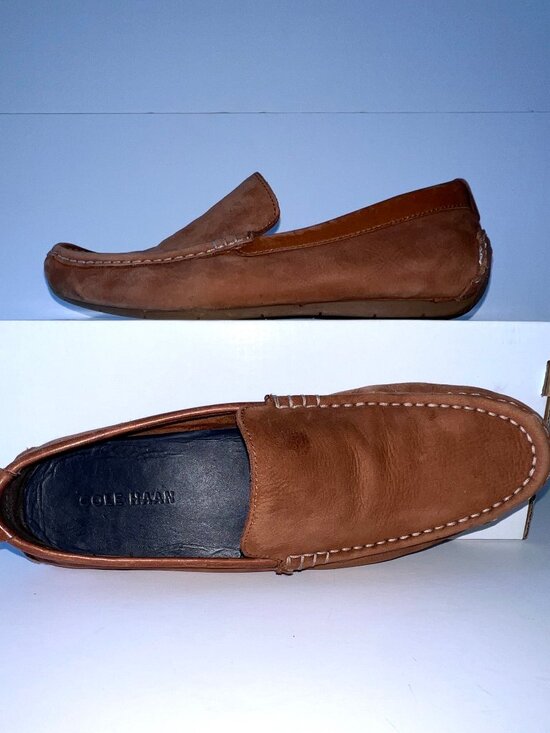 Men\'s Cole Haan Somerset Venetian II Slip on Loafers, Tan, C28555, Size 8.5, VGC main image 7